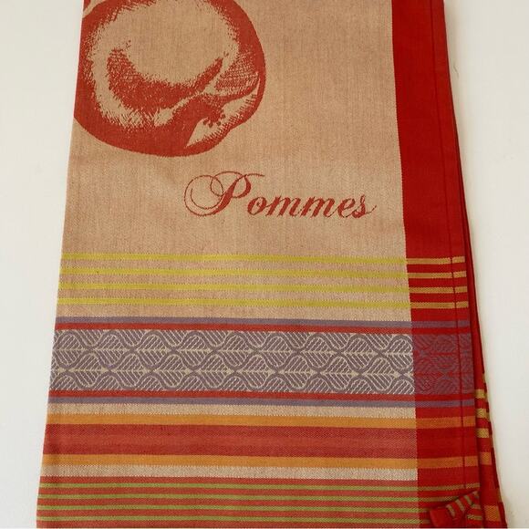 Linvosges Set of 3 Three Tea Towels Raisins Pommes Poires - Picture 2 of 10